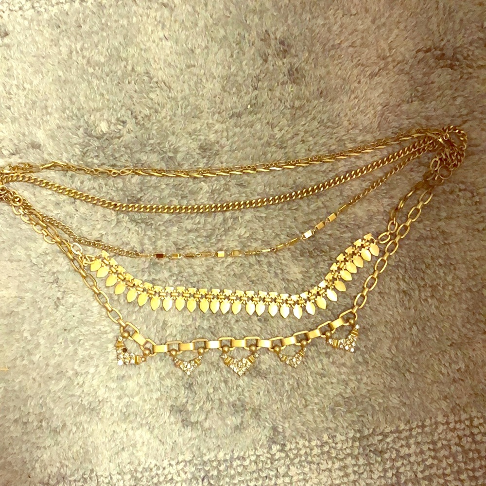 Stella and dot reversible statement necklace